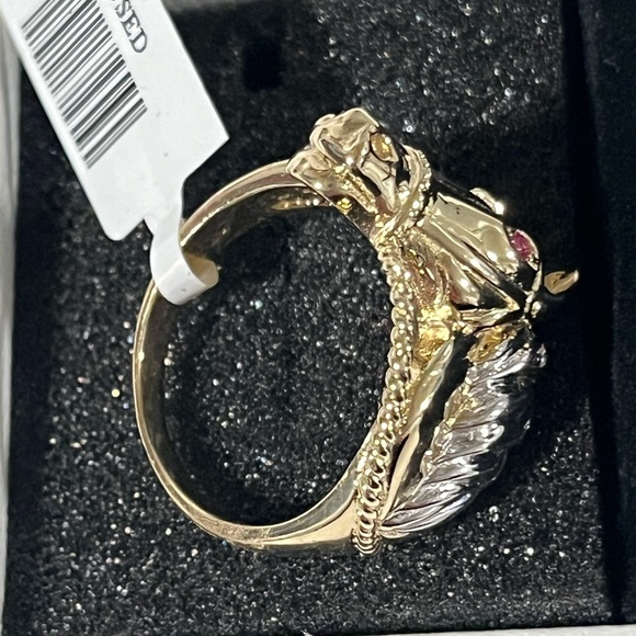 Men's 14K Gold Horse Ring/Horse Ring size 10/3º - Picture 2 of 7
